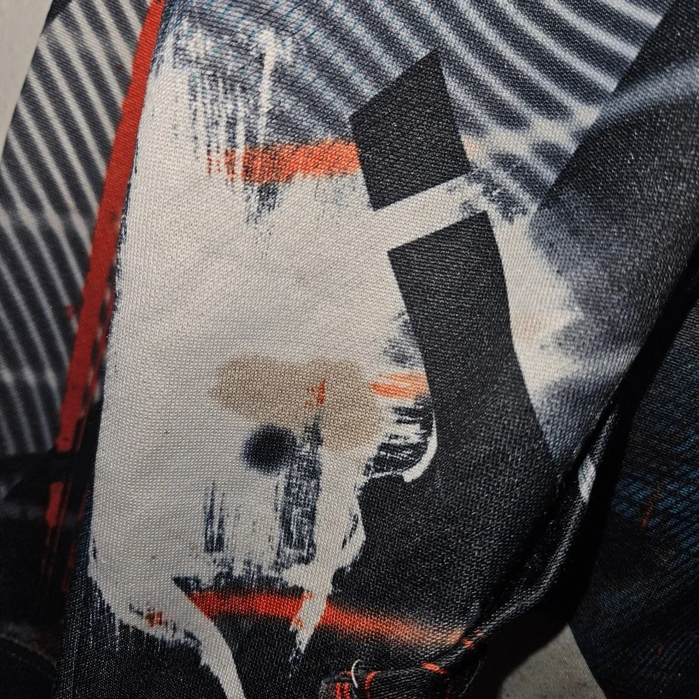 Oakley Graphic‎ Abstract Art Print Full Zip Hoodie - Picture 4 of 8